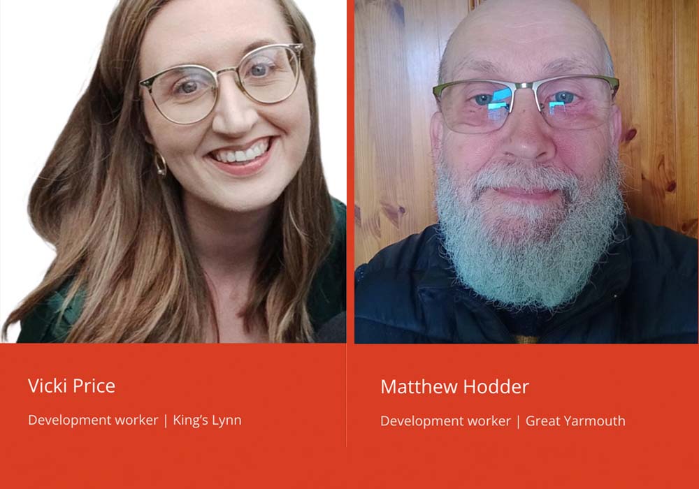 Vicki Price and Matthew Hodder